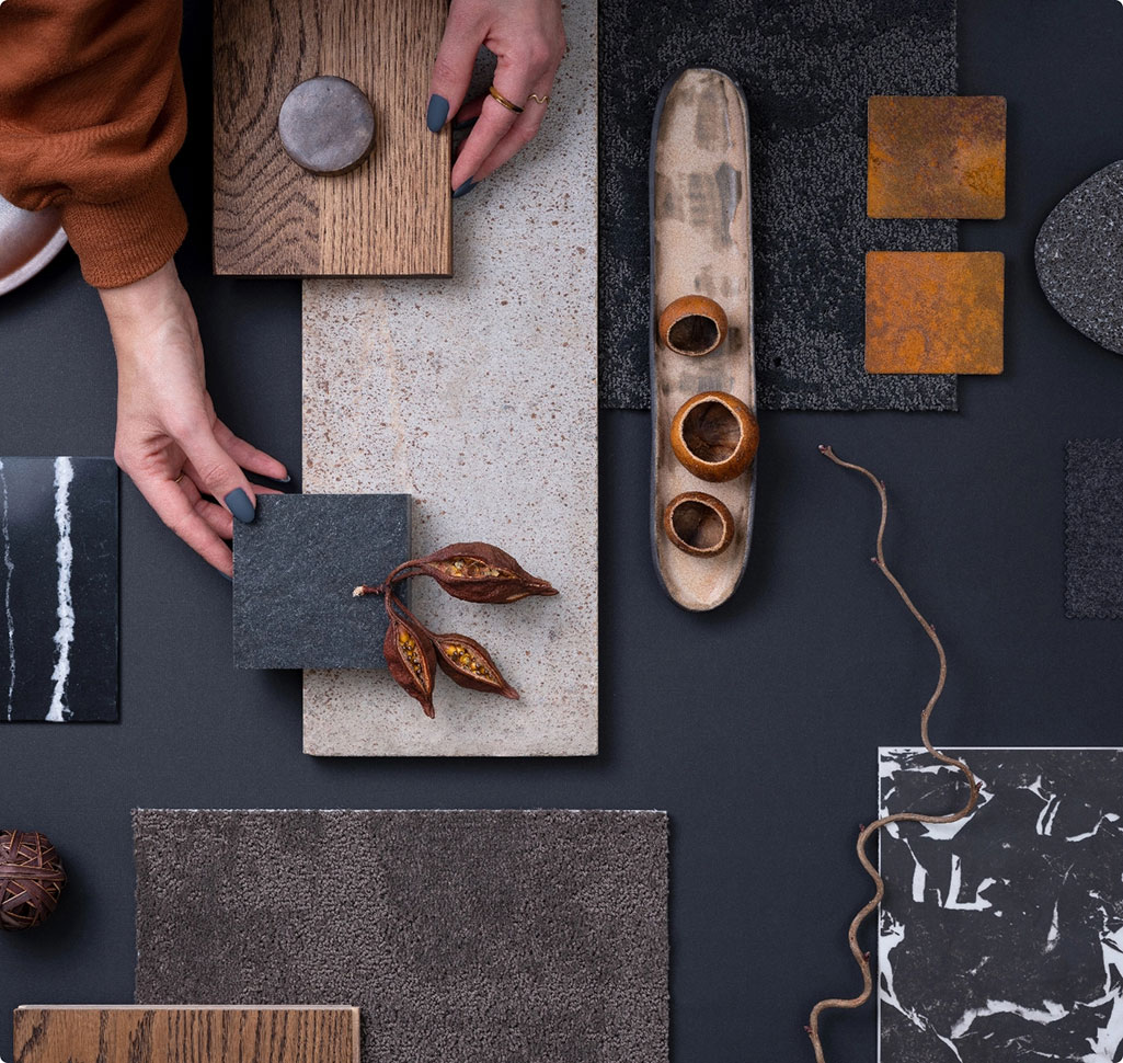 Bath tiles samples