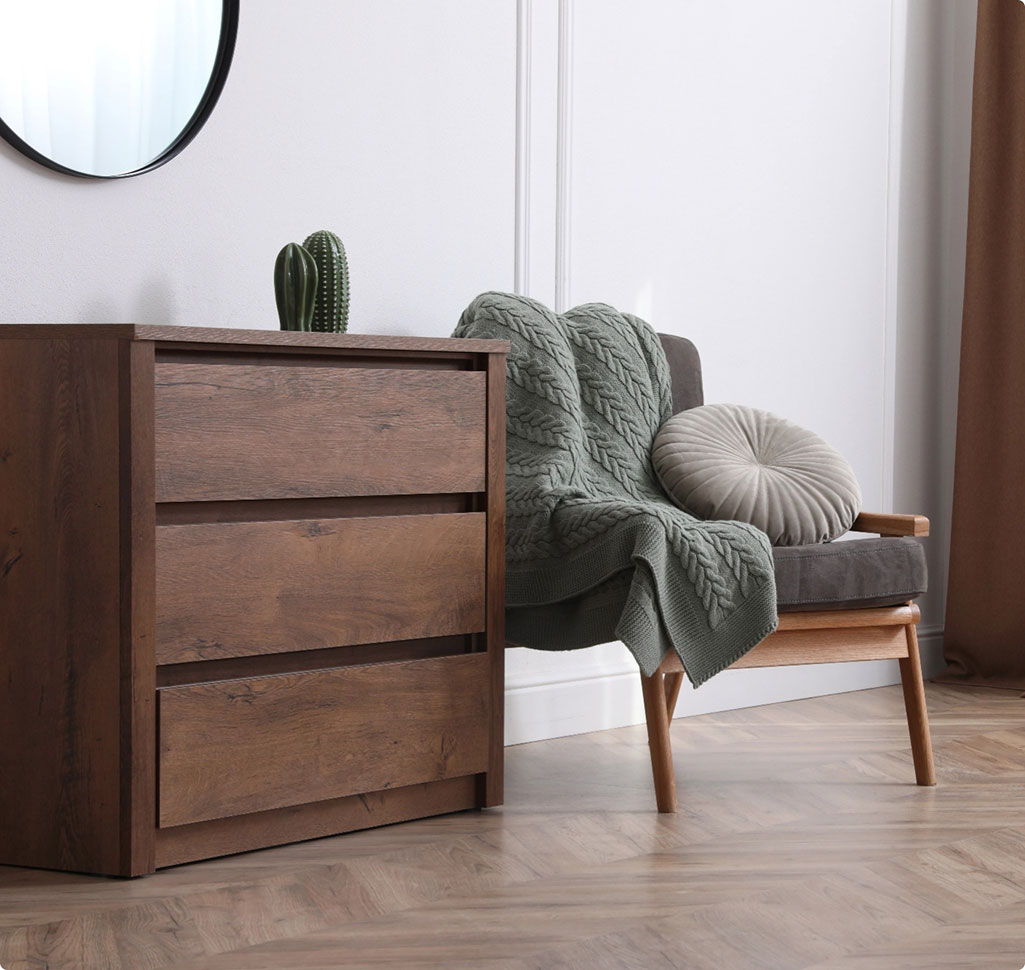 Chair and sidetable