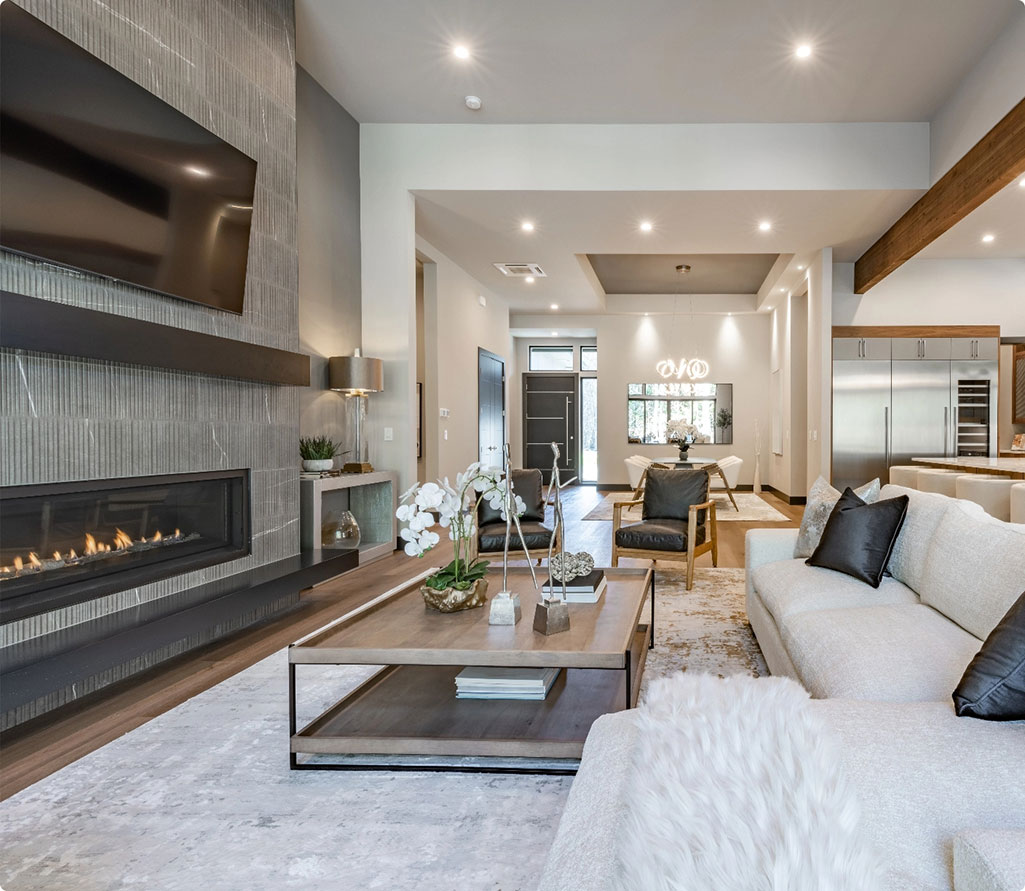 Renovated living room